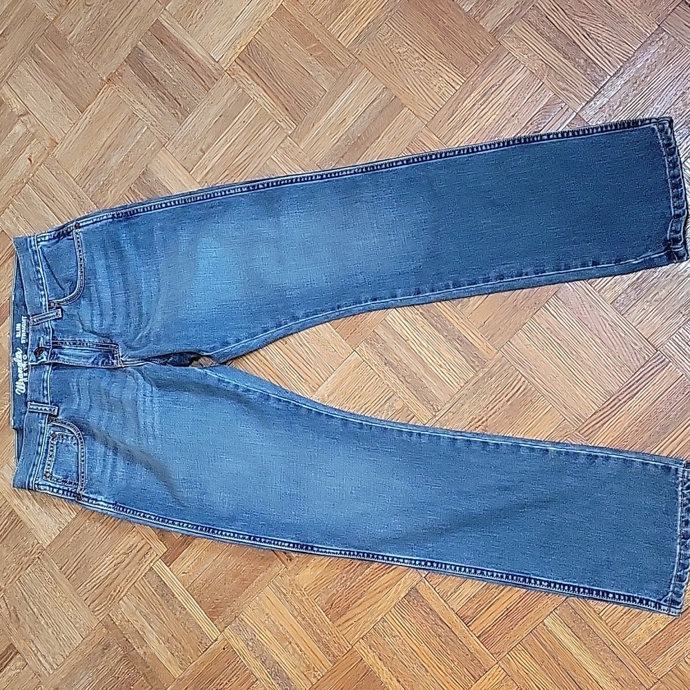 Wrangler Men's Straight Jeans - Blue